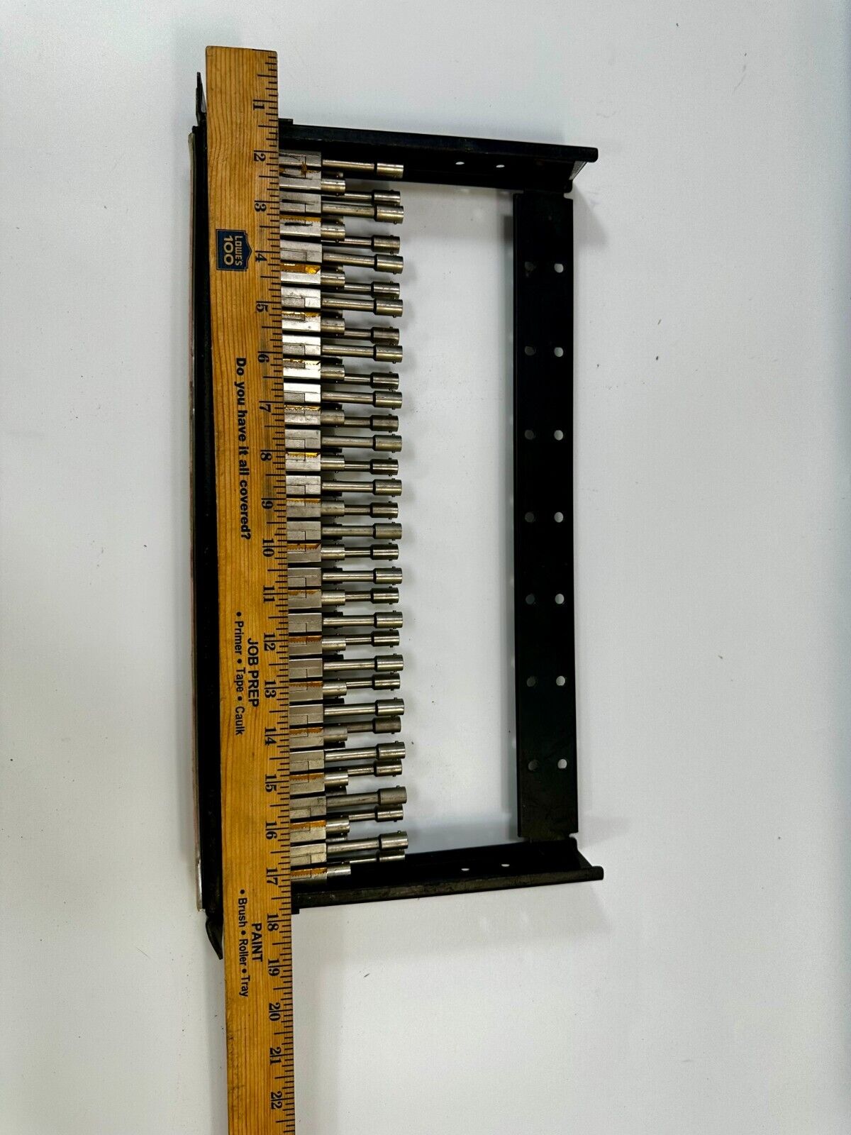 ADC Video Production Patchbay Patch Bay Panel Catalog number PPI1232RS-MVJT-BK