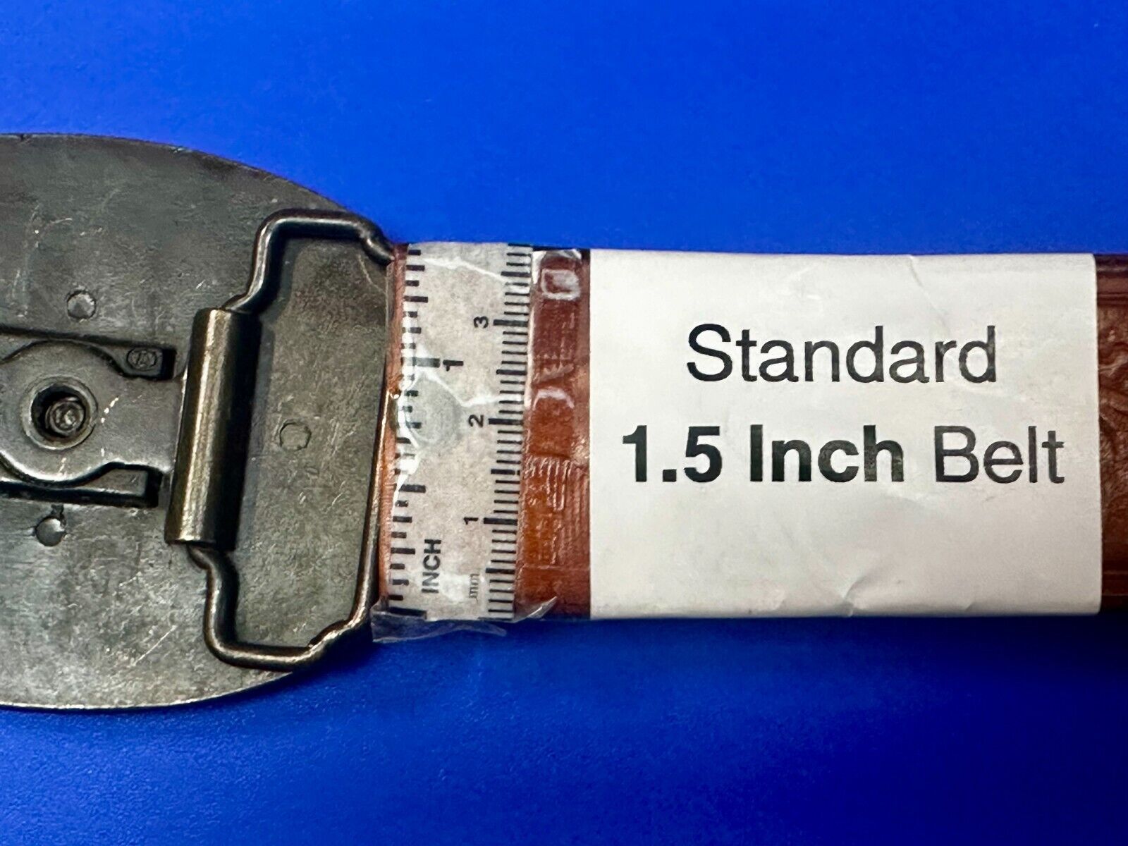 The Elk - Centered In Western Oval Brass Tone Usa Made Belt Buckle