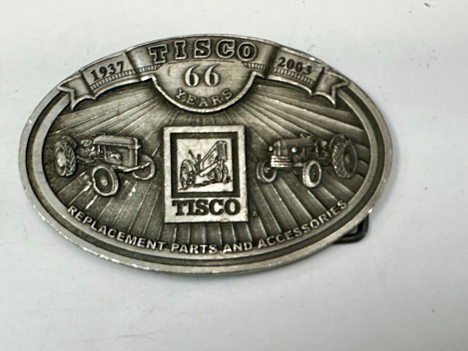 TISCO Tractor Implement Supply Replacement Parts 66 years, 2003 Belt Buckle