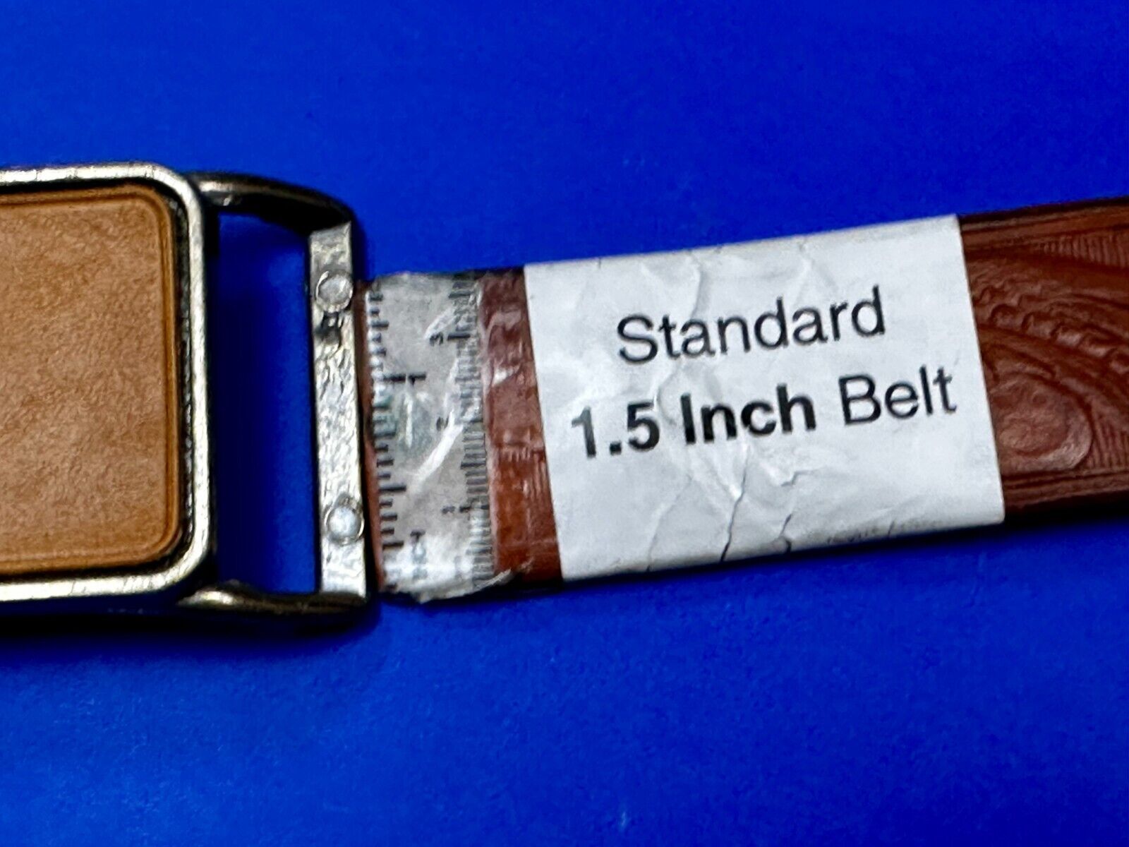 Anchor Paint Anchored For Wear Faux Leather on Metal Advertising Belt Buckle