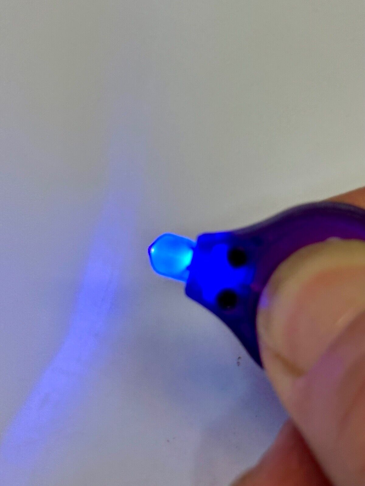 UV Mini LED Keychain Flashlight Black Light UV Lights Key Ring JWISLAND