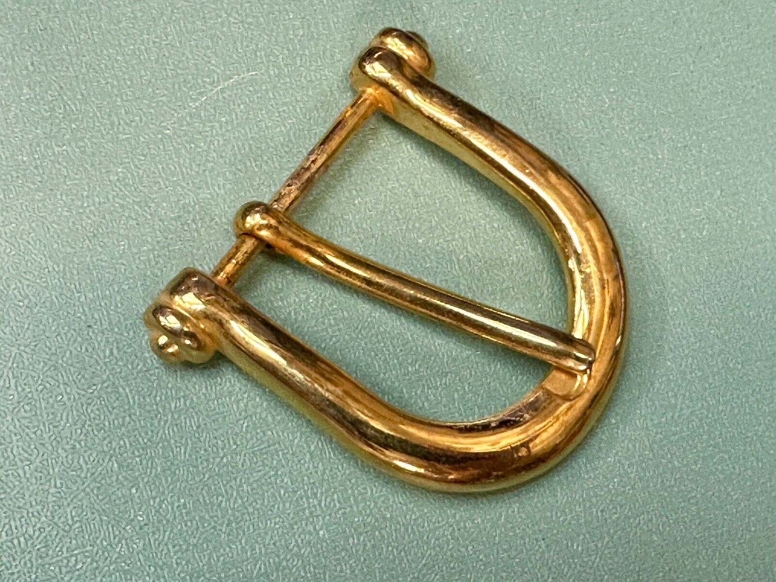 Vintage antique replacement smooth curves u shaped belt buckle