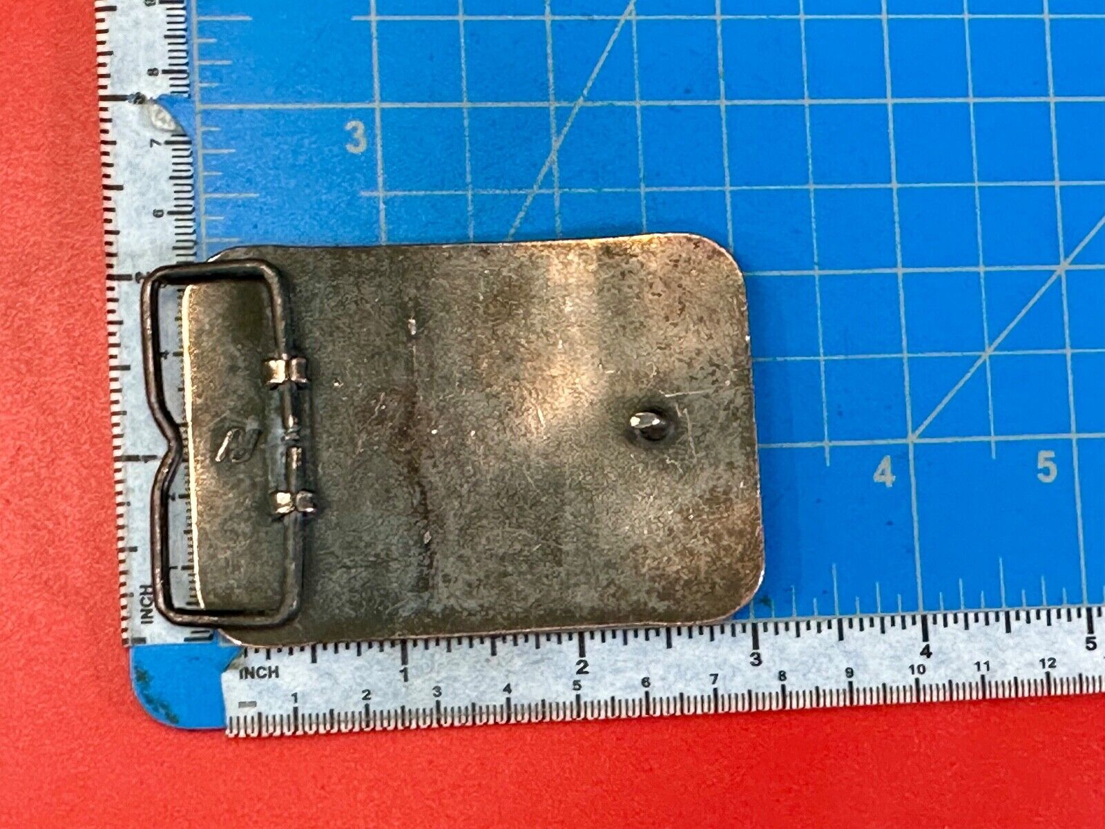 USMR AMAX inc 3 million safety award vintage belt buckle by RJ