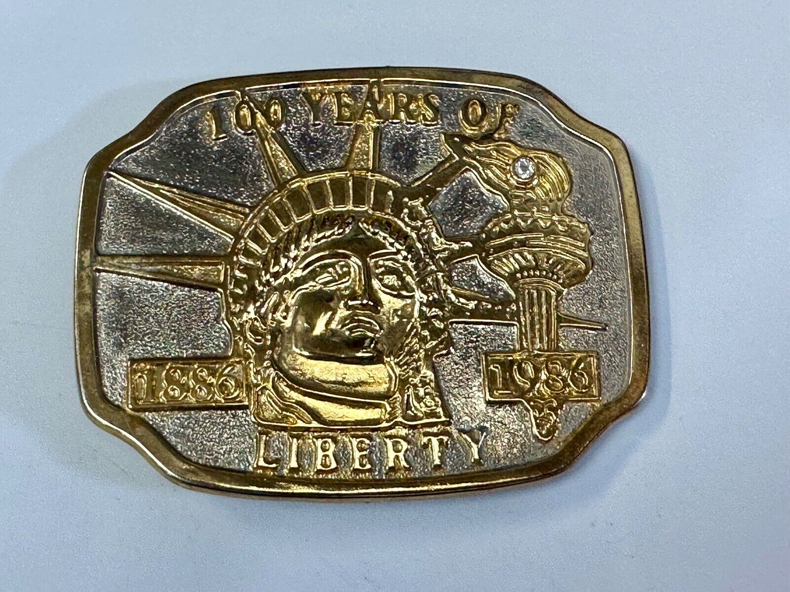 100 years of The Statue of Liberty New York City Commemorative  belt buckle