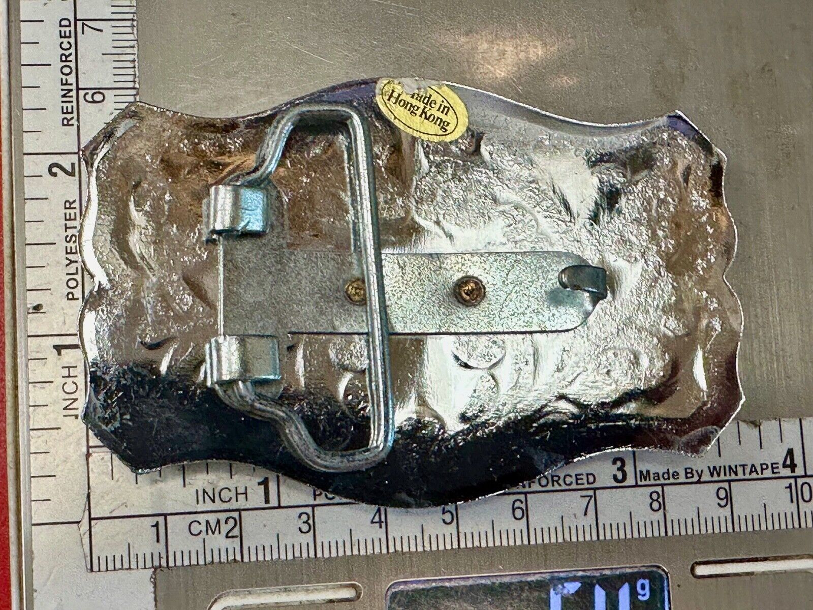 Two Tone Bucking Bronc Bronco Saddle Horse Rodeo vintage belt buckle