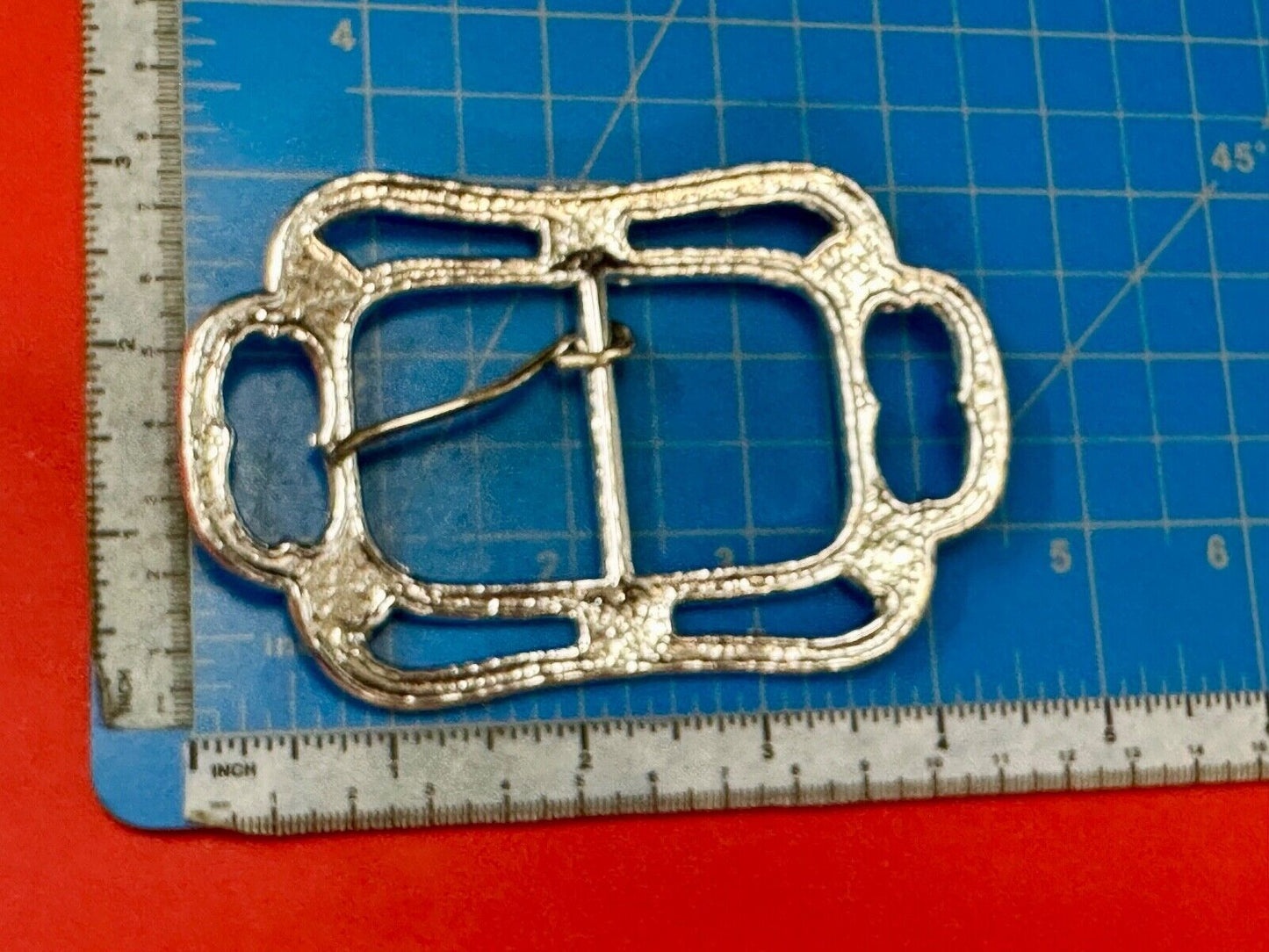 Unique Shape see through Replacement Metal belt buckle