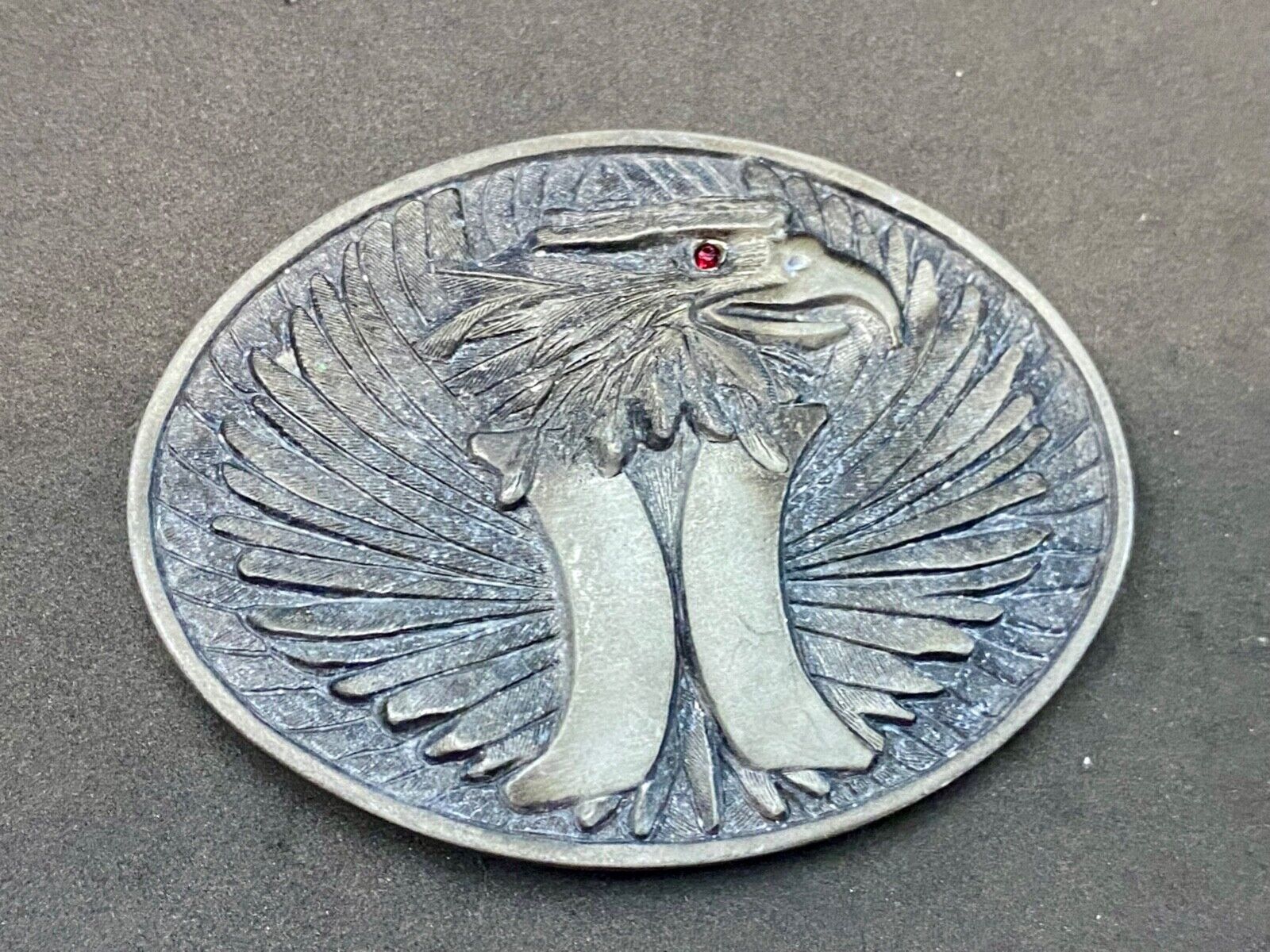 VERY COOL **HURLEY SKATEBOARDS** ACTION SPORTS Eagle RED EYE FASHION BELT BUCKLE
