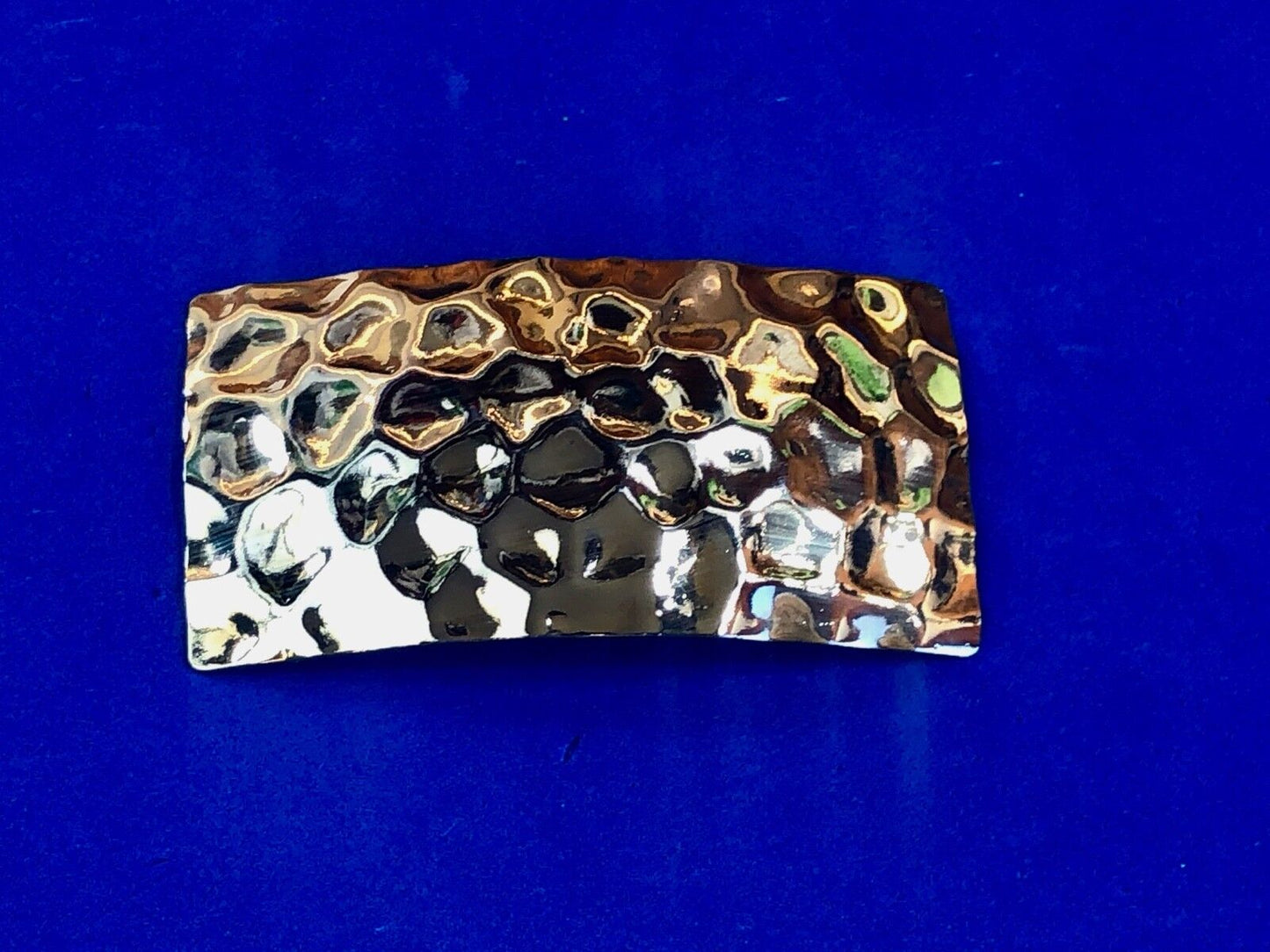 Vintage Gold tone Scarf Clip Belt Tie Slide Buckle 