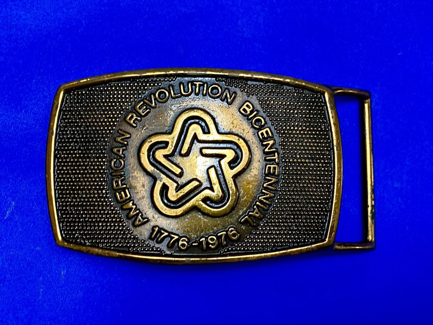 American Revolution bicentennial  Patriotic United States belt buckle by LEE