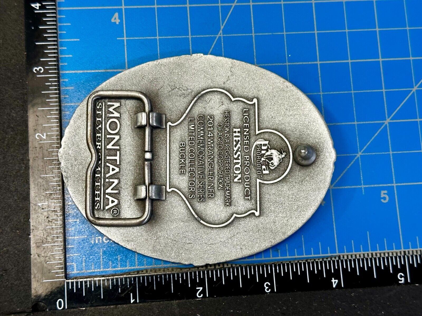2014 National Finals Rodeo NFR Rodeo NOS Montana Silversmiths Belt Buckle