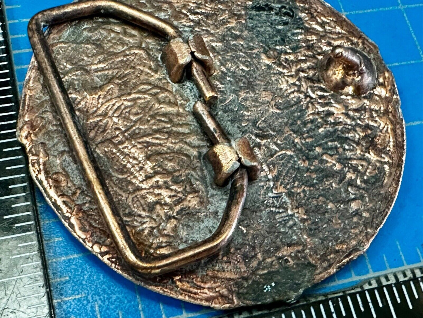 7th Seventh Cavalry Rough Rider Horse Head Vintage Belt Buckle