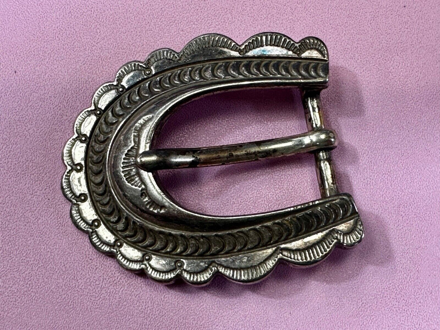 Unique Raised Dimensional Vintage Replacement Ornate Belt Buckle