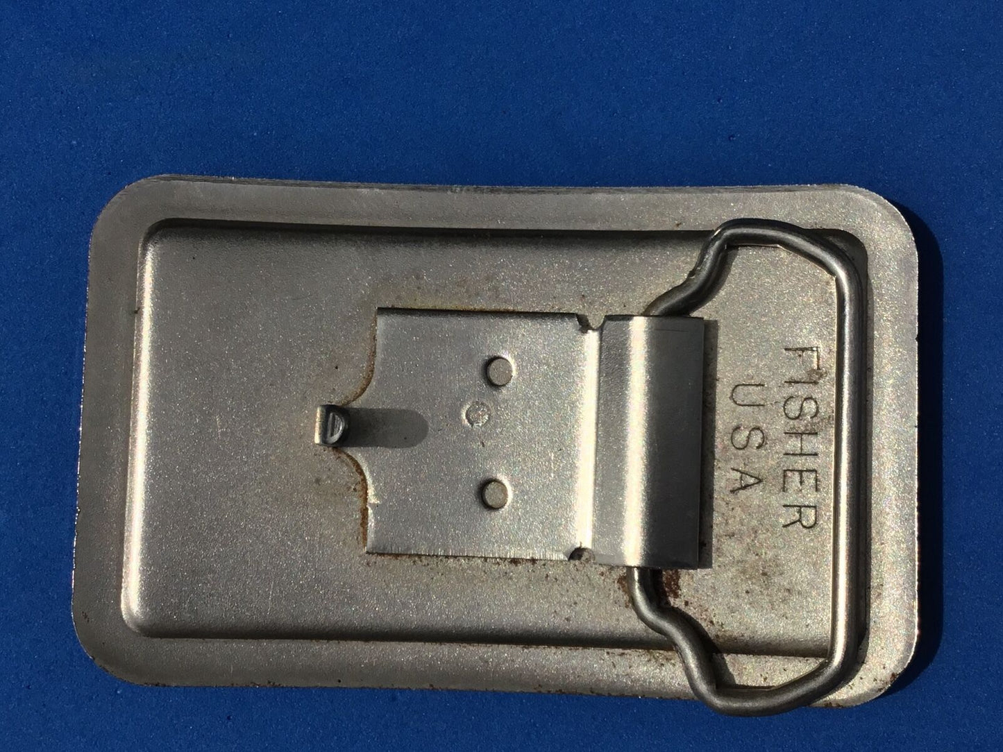 VERY RARE BELT BUCKLE. - Shovels, Craines, dradlines MANDOWOG?    FISHER USA