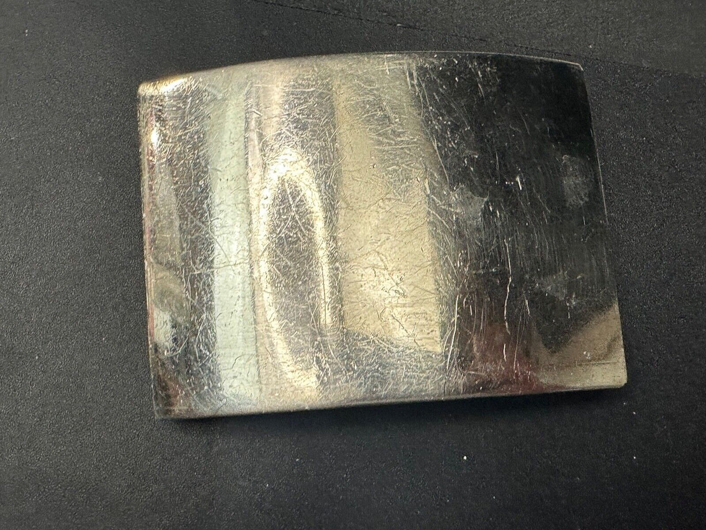 Unknown to me - Silver color belt slide / buckle for craft project or wear!