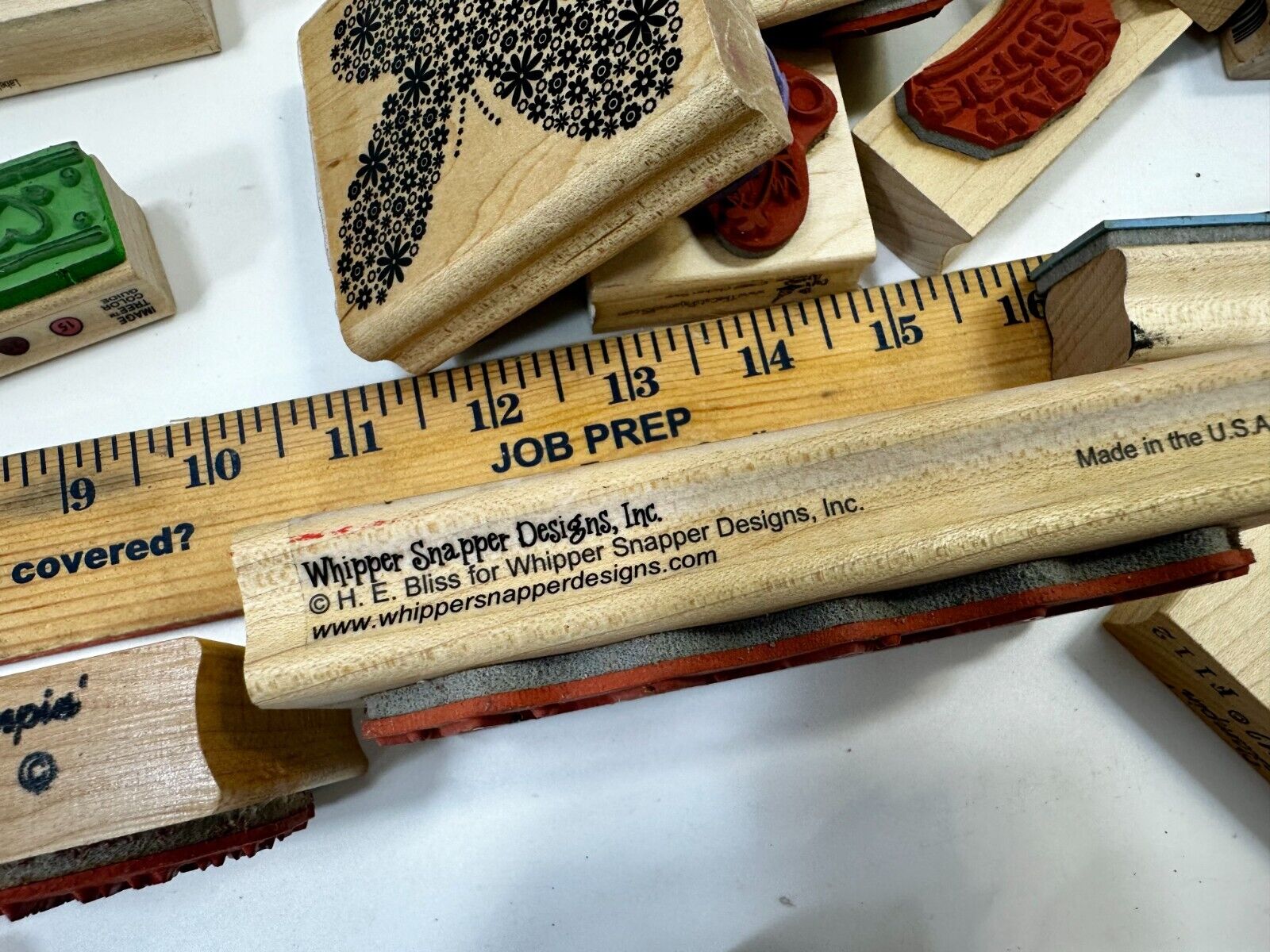 6.5 Pounds of Rubber Stamps HUGE LOT - Mostly NEW! Scrapbook Teachers SCORE!