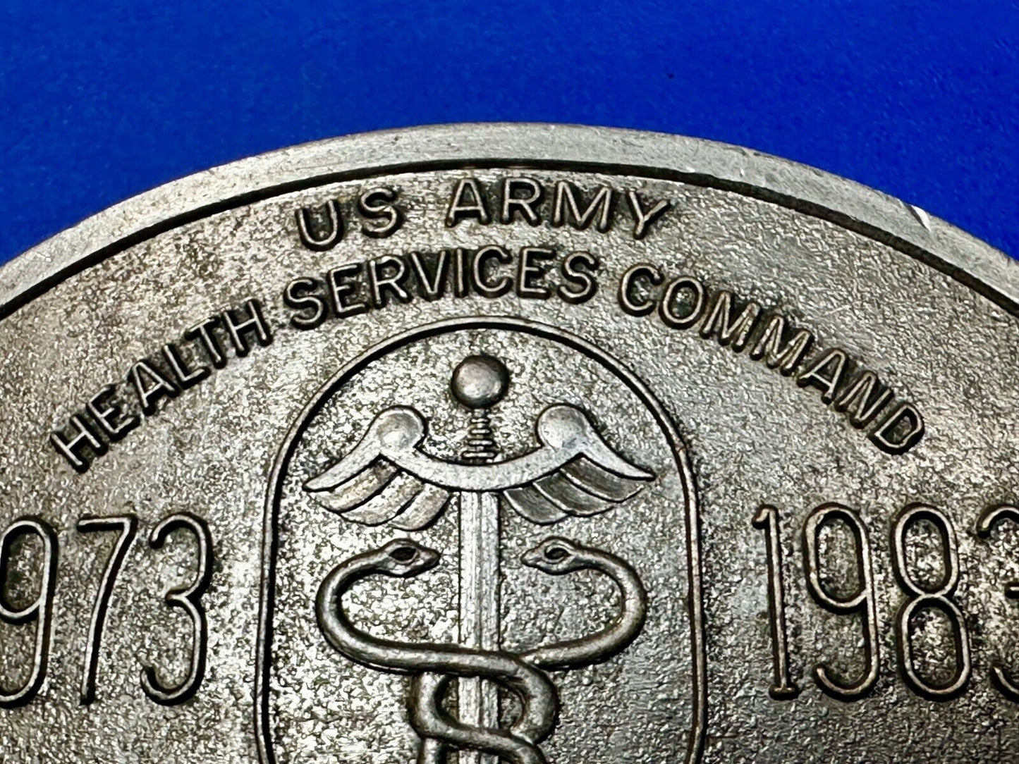 US Army Health Service Command 10th Anniversary Limited Edition Belt Buckle