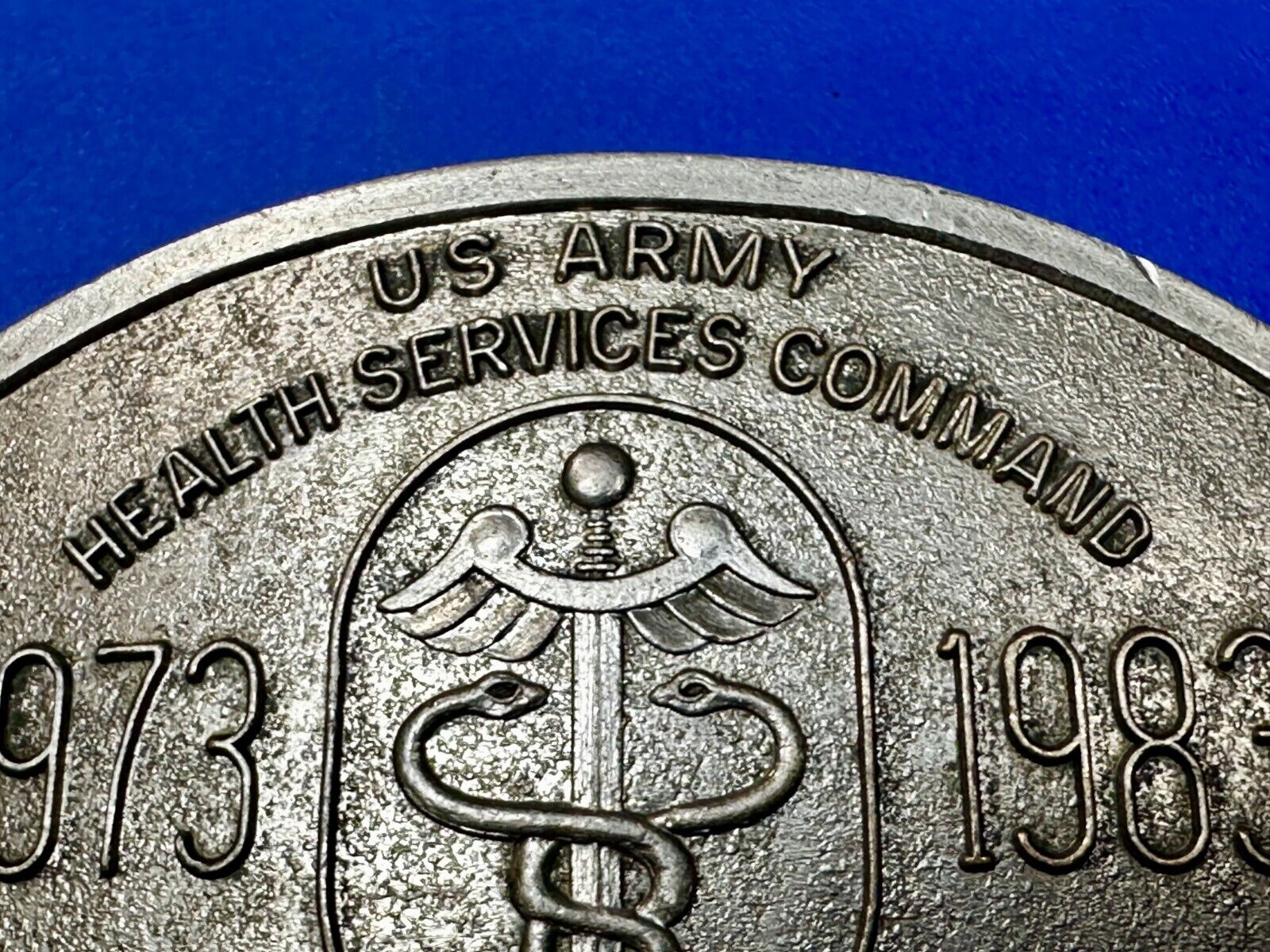 US Army Health Service Command 10th Anniversary Limited Edition Belt Buckle