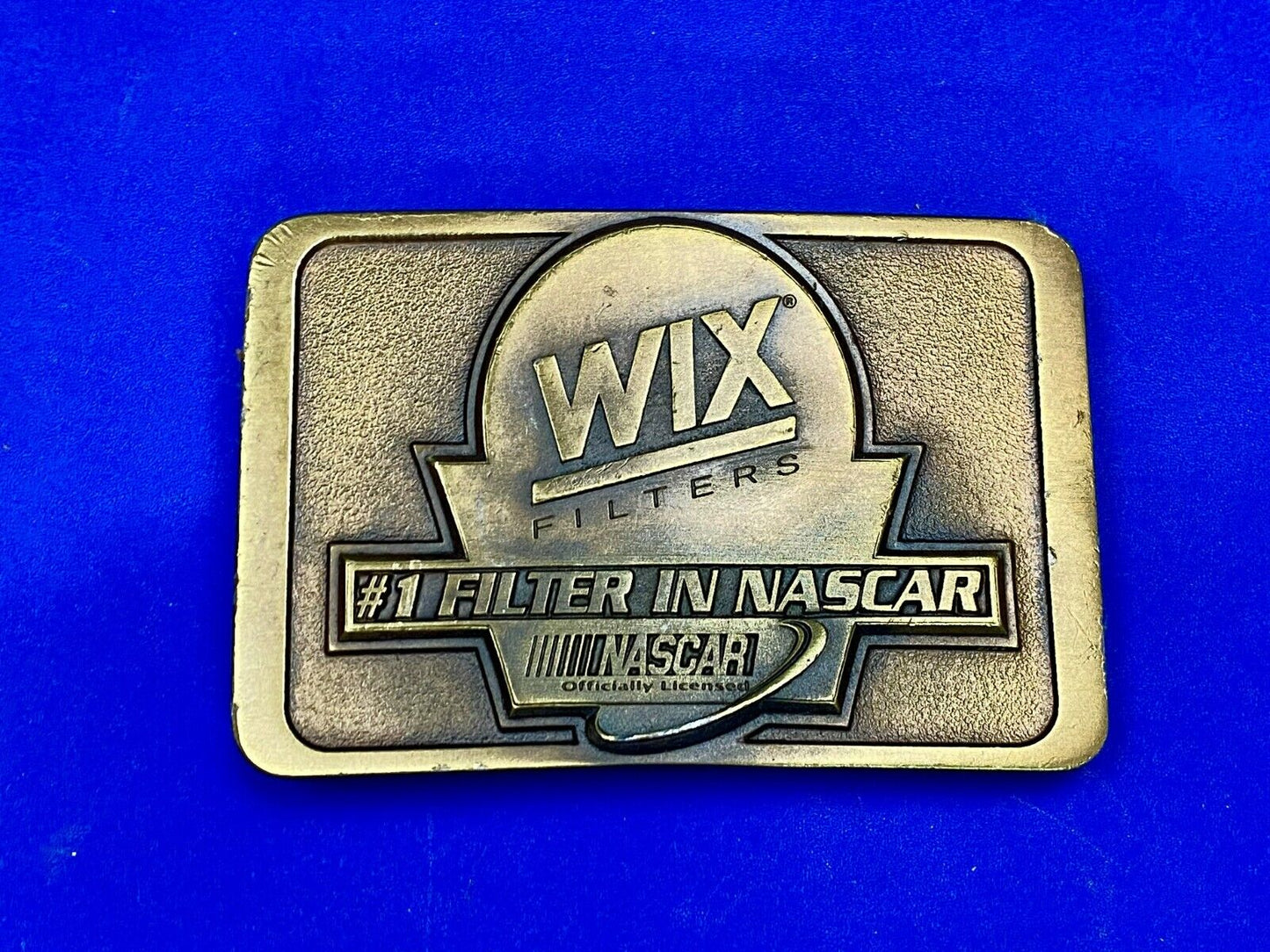 **Wix** The #1 Filter In Nascar Air & Oil Filters Company Belt Buckle