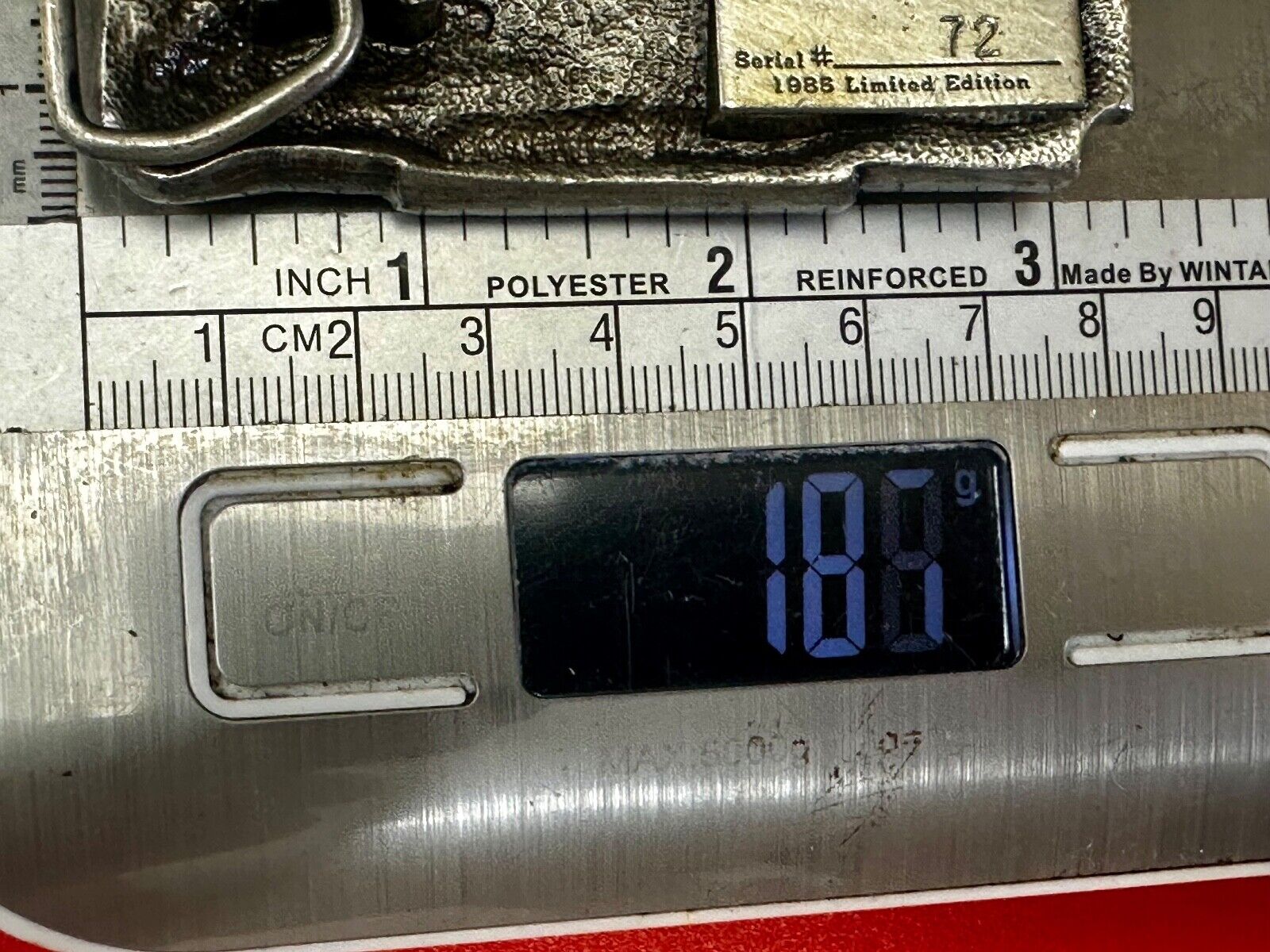 Ames Tools The Gold Rush of 1849 Commemorative Limited Siskiyou 90's Belt Buckle