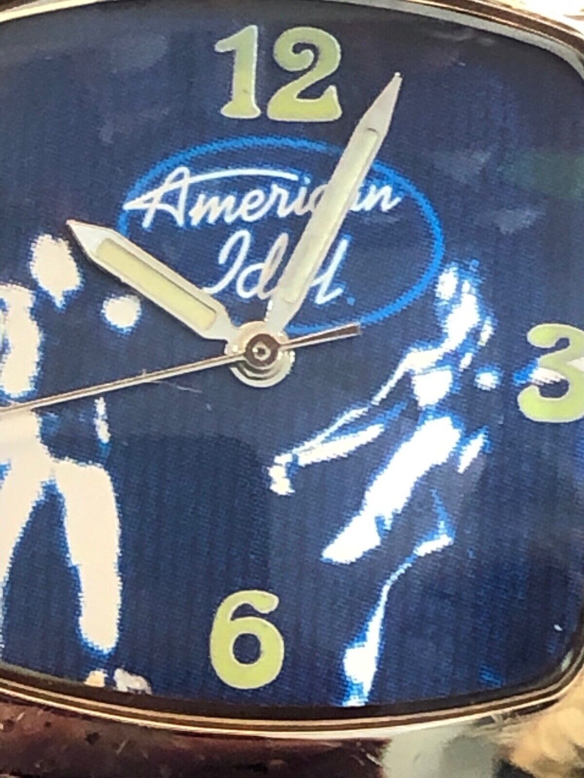 American Idol Silver Tone Black Band Excellent Condition  Watch - Ultimate Fan! 