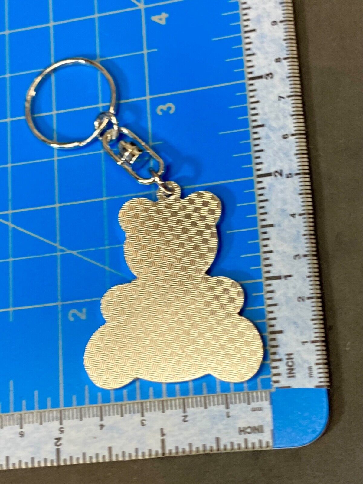 Adorable Teddy Bear with Heart Keychain - Key Ring Chain