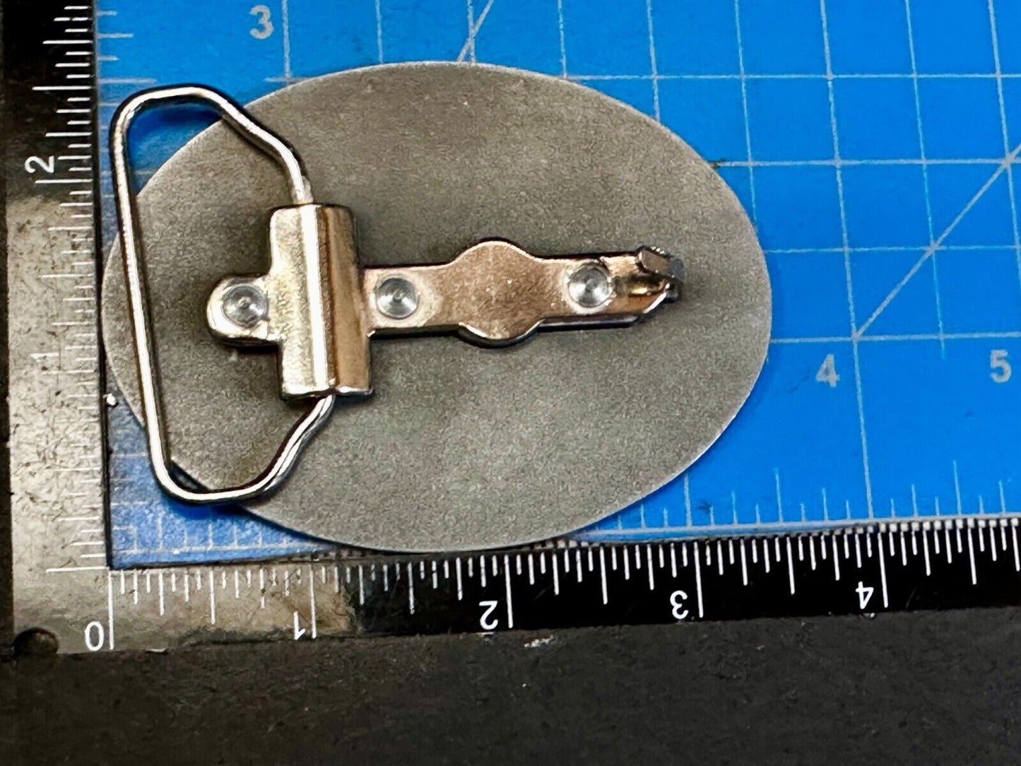 Gasparilla Horse Stallion W/ Sea Shells Green Enameled Accents Belt Buckle