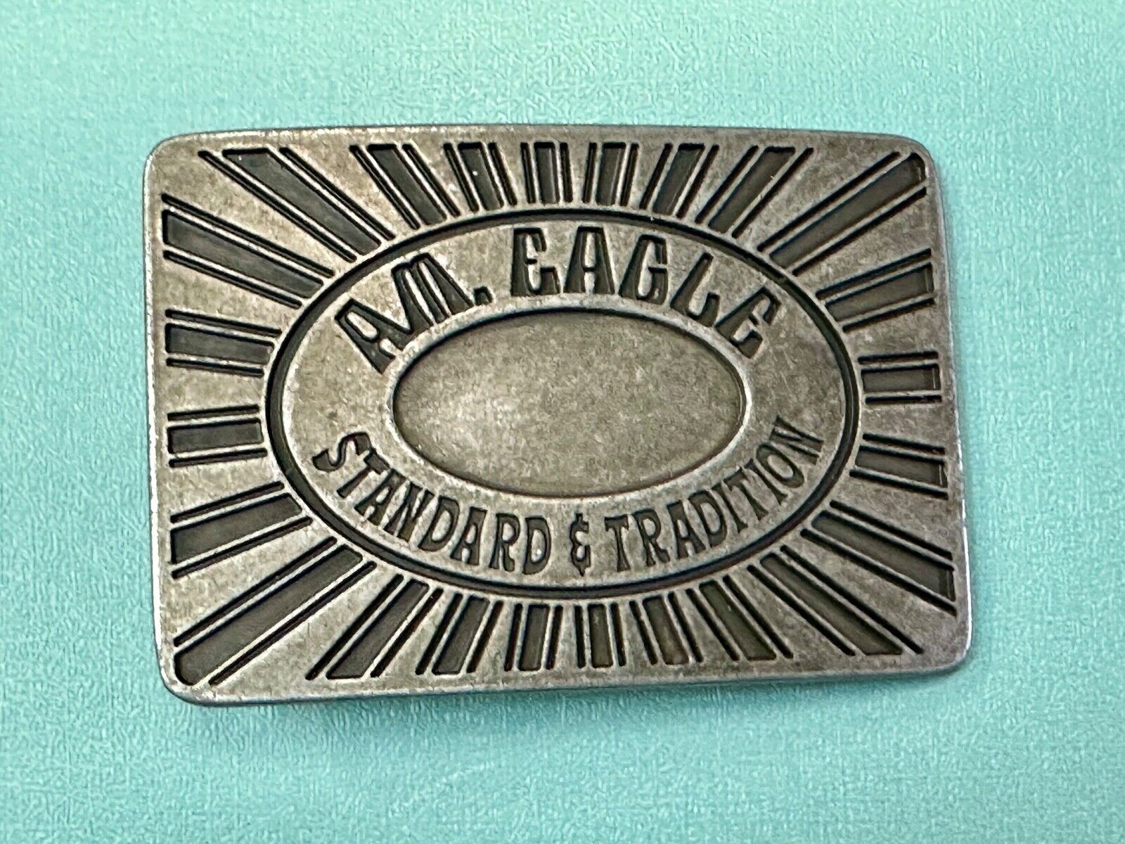 AM EAGLE STANDARD AND TRADITION BELT BUCKLE