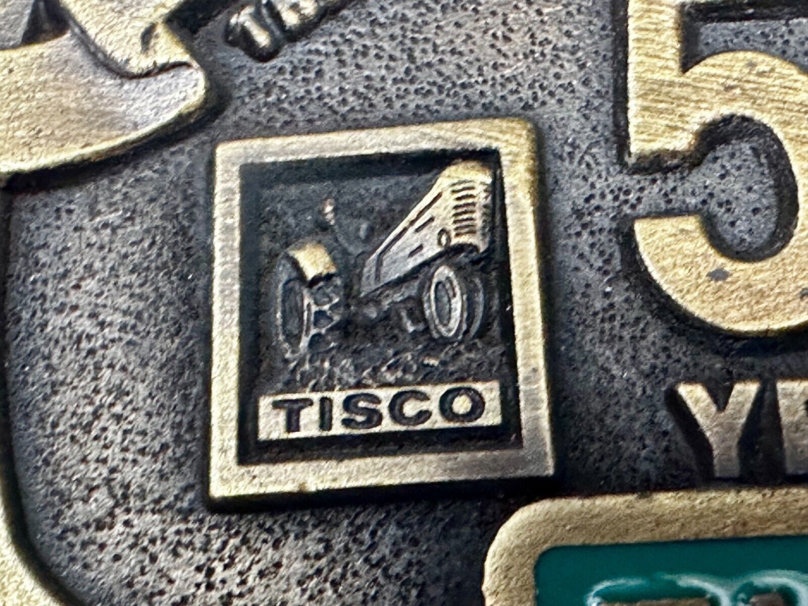 57 Years TISCO Tractor Implement Supply company NOS Belt Buckle by Speccast