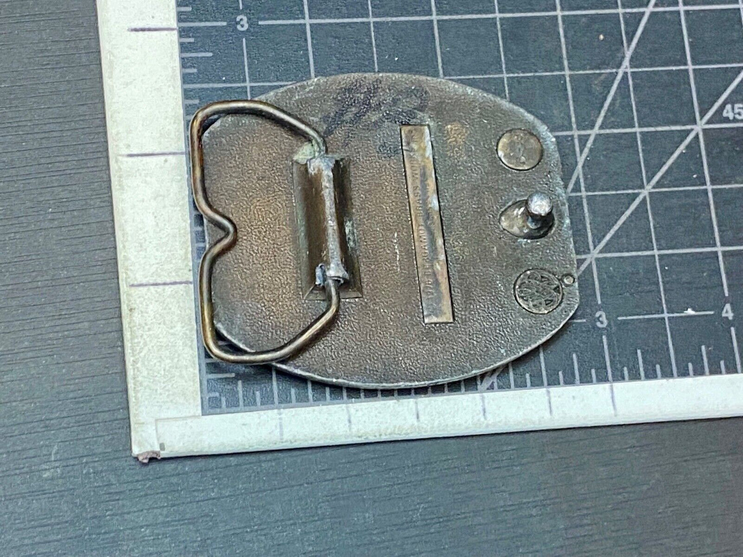 4 wheeling It's more than just driving, belt buckle by Bergamot Vintage, 1976