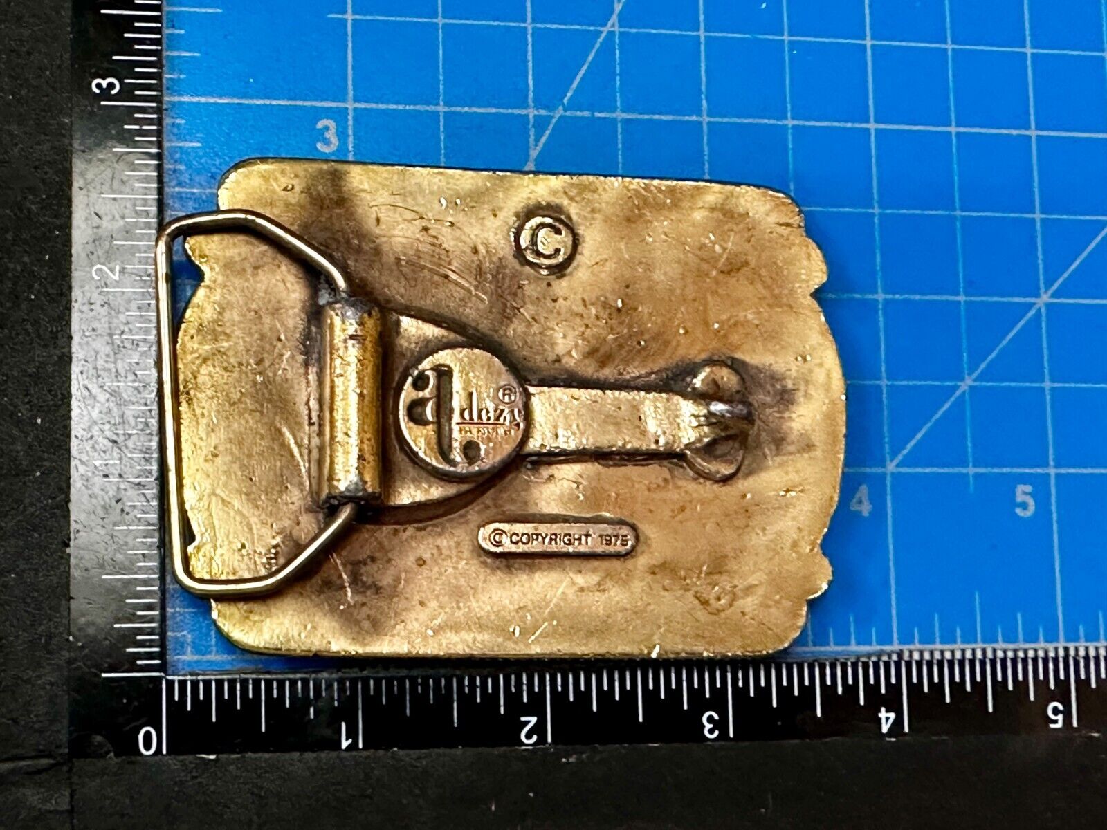 United States of America Patriots Eagle Shield Emblem Vintage Adezy Belt Buckle