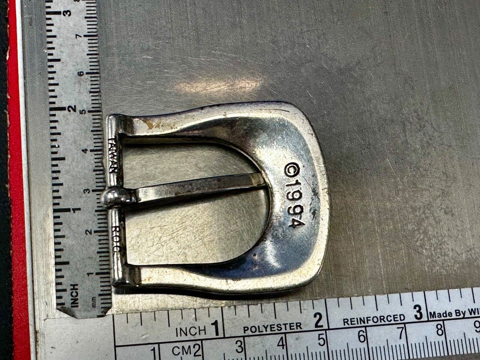 Unique 1994 Ranger Style Replacement Western Silver Tone Belt Buckle