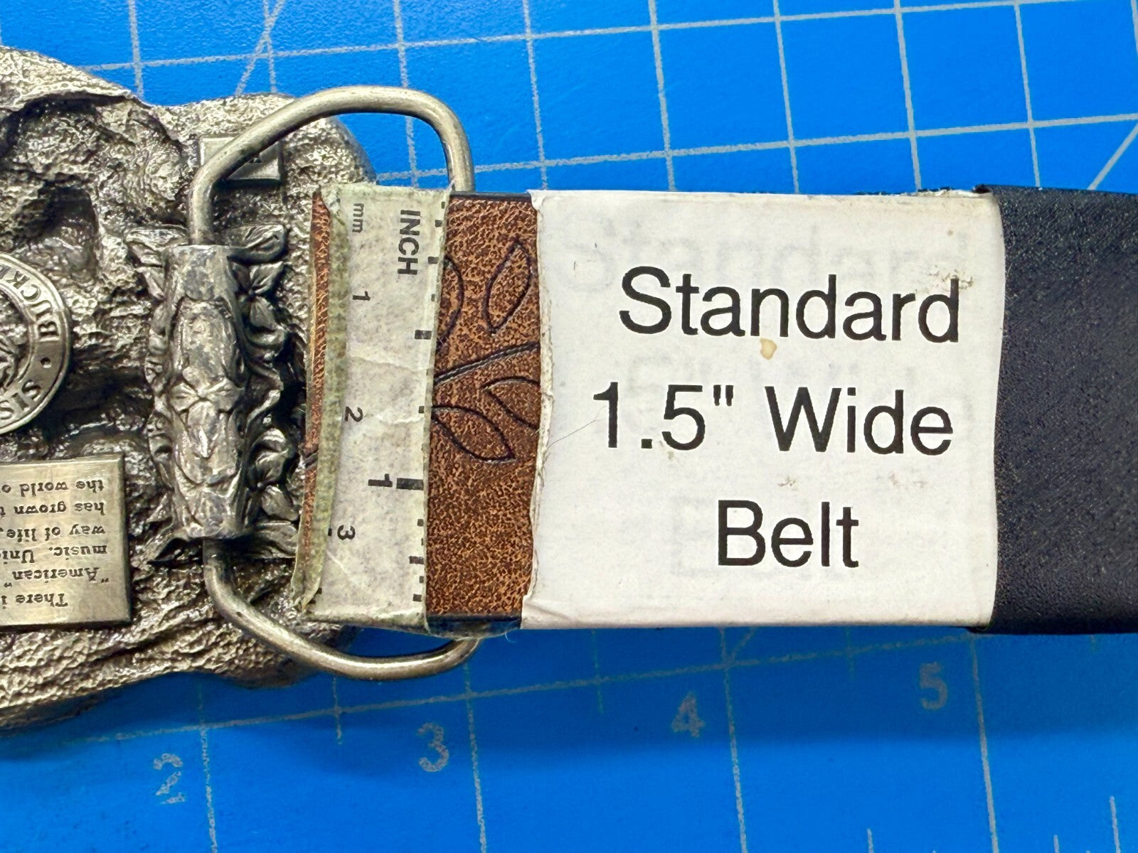 American Country Bluegrass Music Commemorate Vintage 1983 Siskiyou Belt Buckle