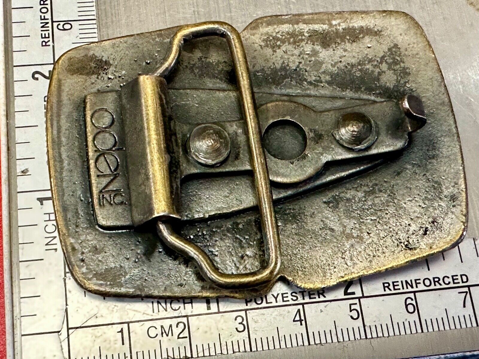 Vintage Letter P - Initial Monogram belt buckle by Oden