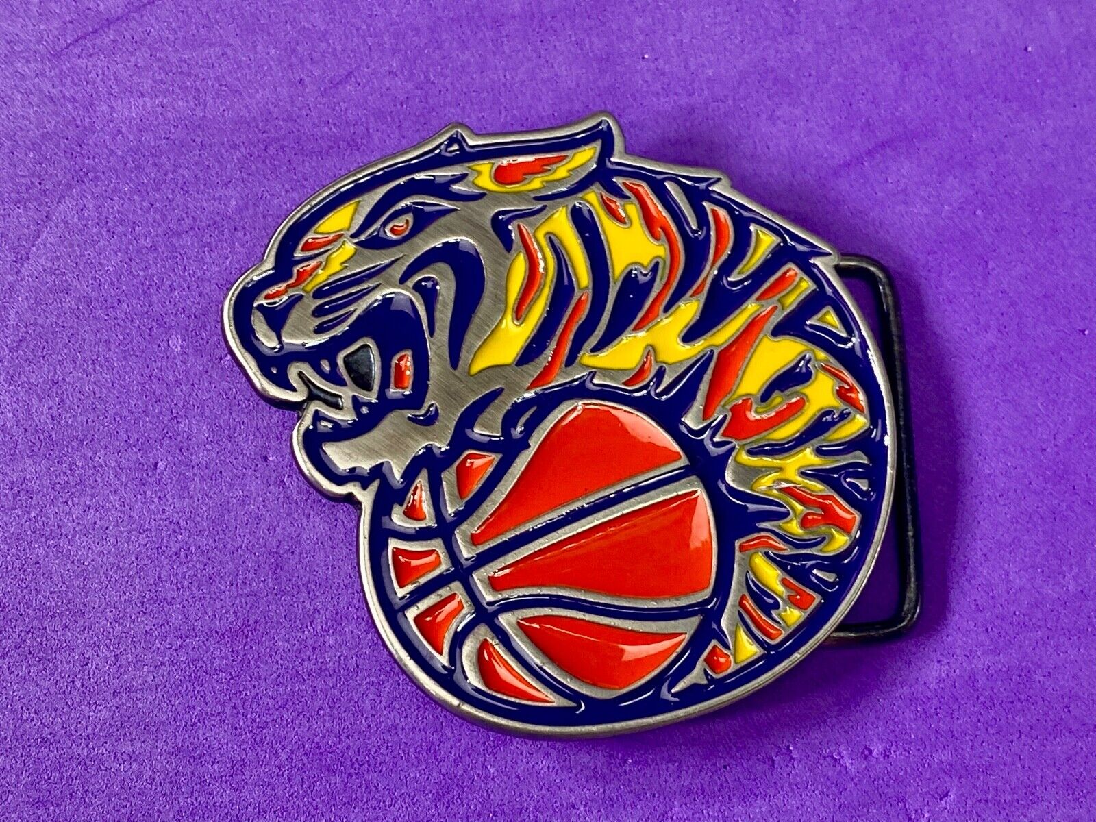  Tigers Basketball Mqpoel Holon Belt Buckle Made In Isreal Cbaka 