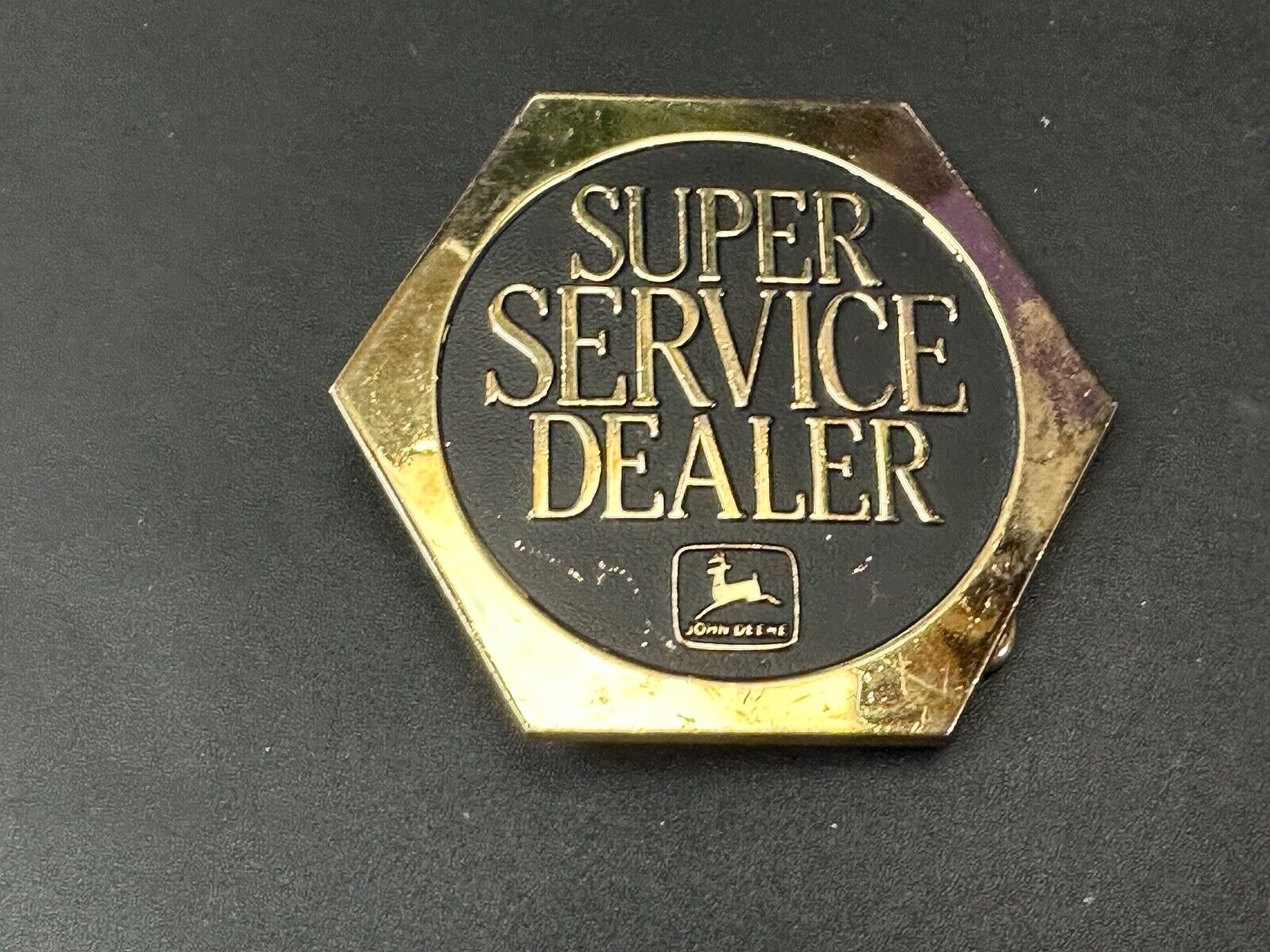 1988 John Deere & Co  Tractor Super Service Dealer Vintage belt buckle