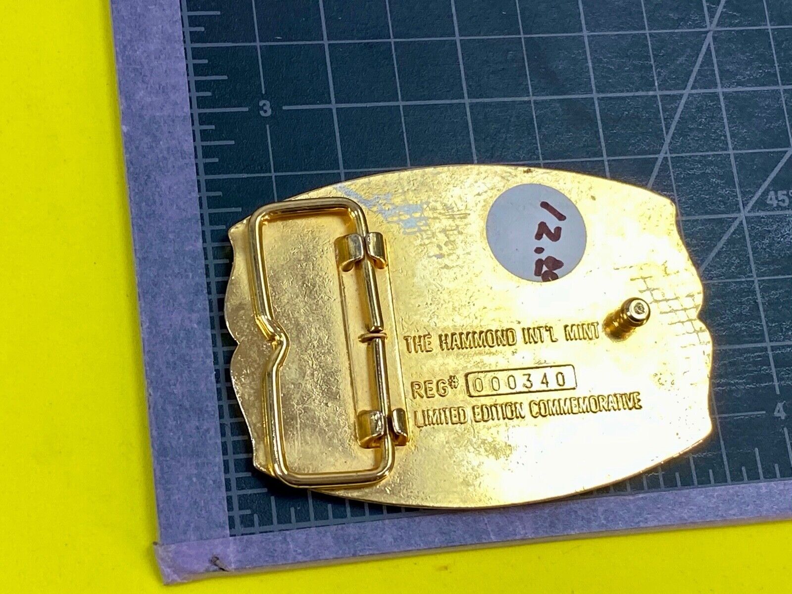 Usa France Lady Liberty Belt Buckle Limited Edition Usa Monument Statue 