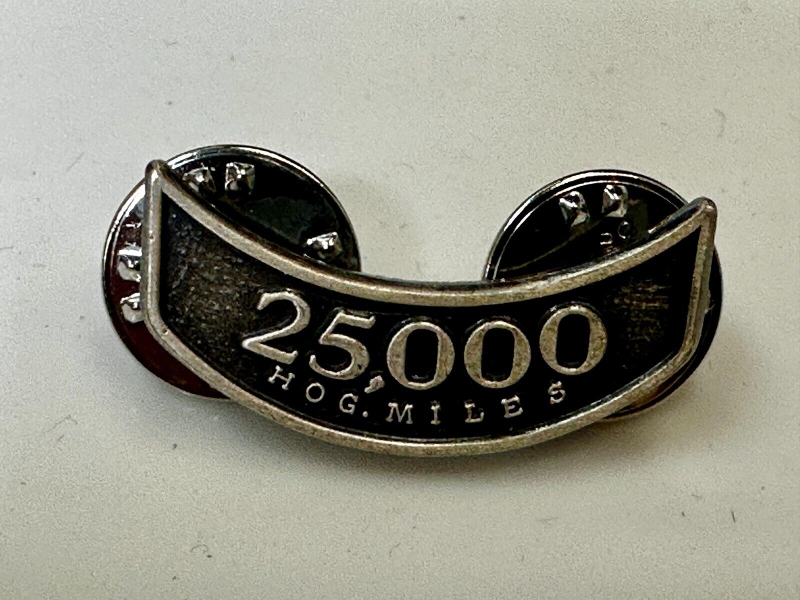 25,000 HOG Miles Award Harley Davidson Motorcycles Pin for Jacket or Vest