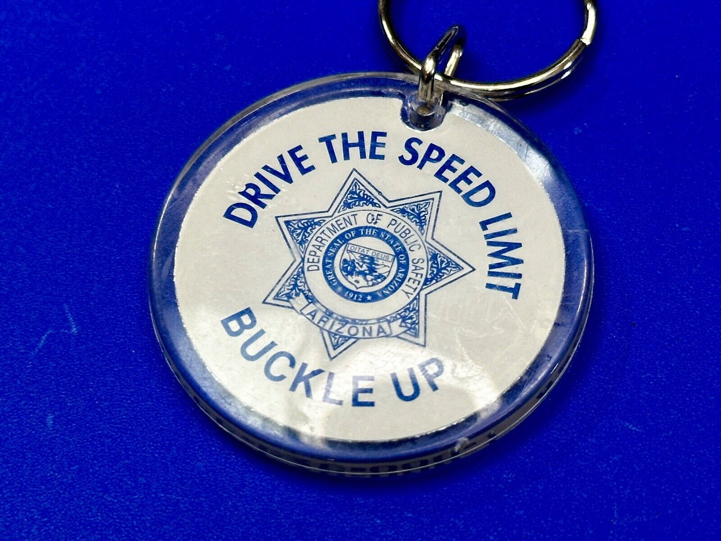 Arizona Department Of Public Safety Keychain - Drive The Speed Limit