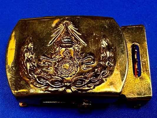 Veteran Officer Naval Soldier Retired Military? Ratchet Style Dress Belt Buckle