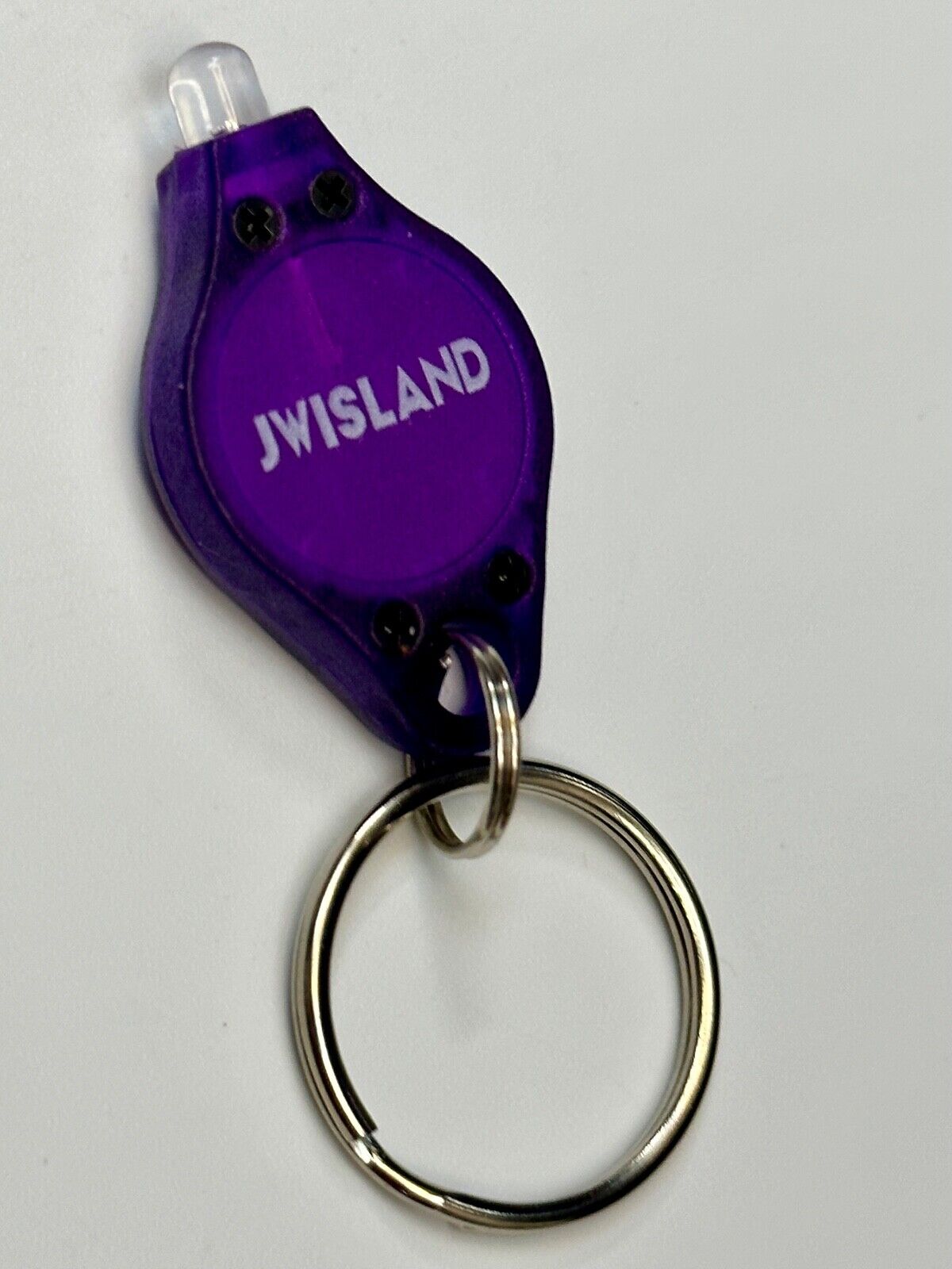 UV Mini LED Keychain Flashlight Black Light UV Lights Key Ring JWISLAND