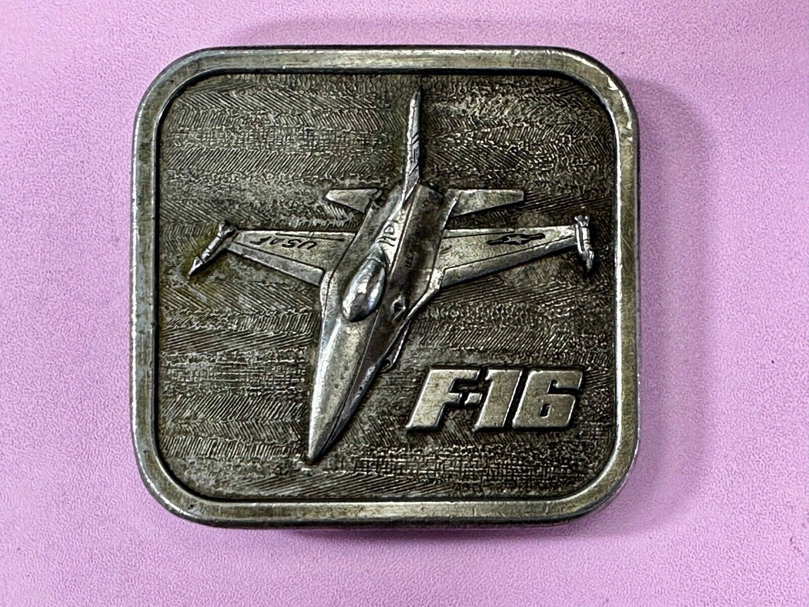 USAF F-16 Fighter Jet Air Force VTG 1977 Belt Buckle by The Buckle Connection