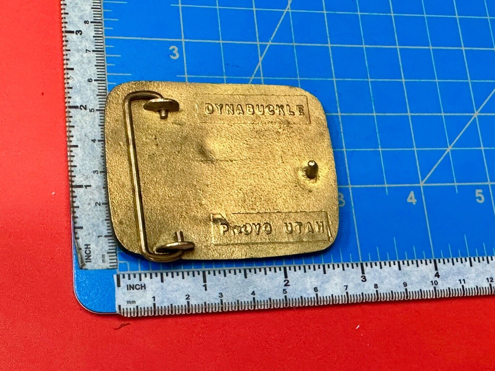 Valmont skincare products Company Solid Brass Vintage Belt Buckle by Dynabuckle