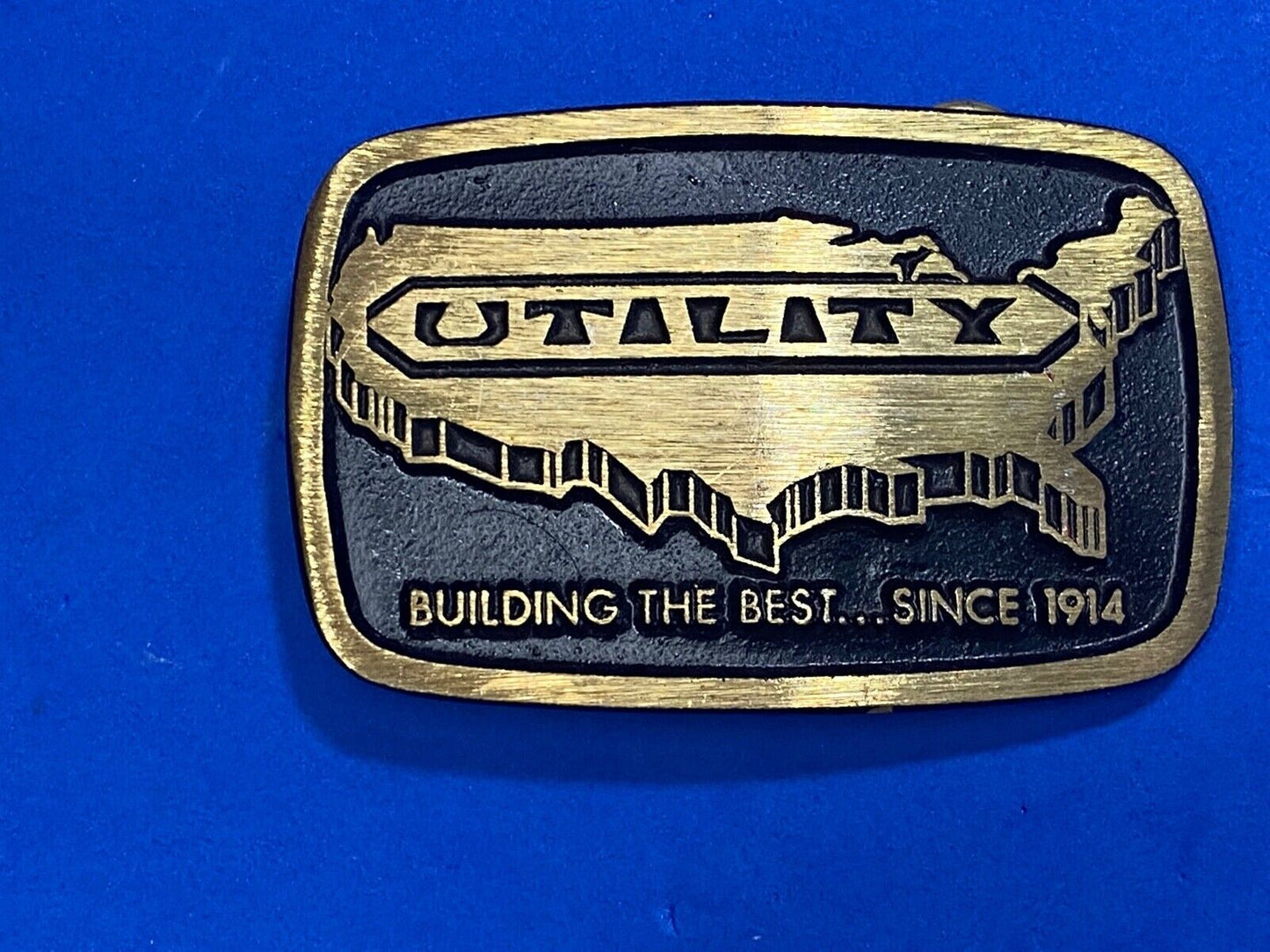 Usa Utility, Building The Best Since 1914  - Dynabuckle Solid Brass Belt Buckle 