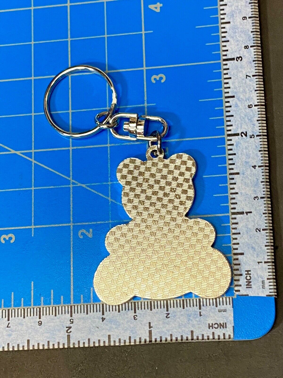 Adorable Teddy Bear holding Red Heart - Love Keychain - Key Ring Chain