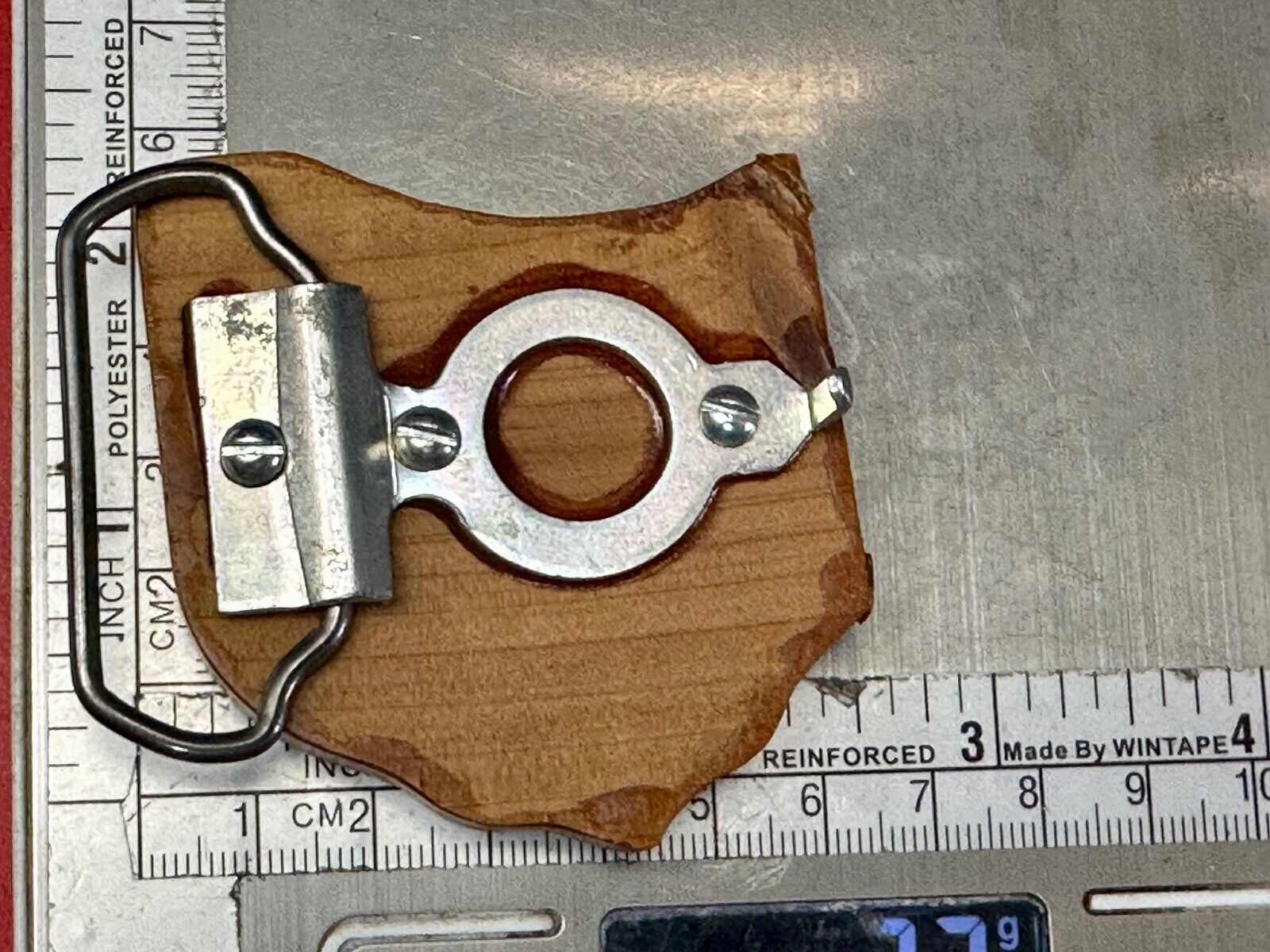 Artisan OHIO state cutout Custom Project wood Belt Buckle Sports fan?