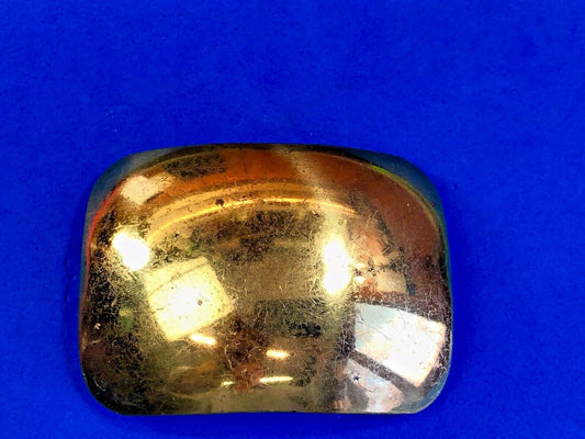 Unknown polished Gold tone  Vintage Belt Clip buckle - Dress Scarf Purse Shoe 
