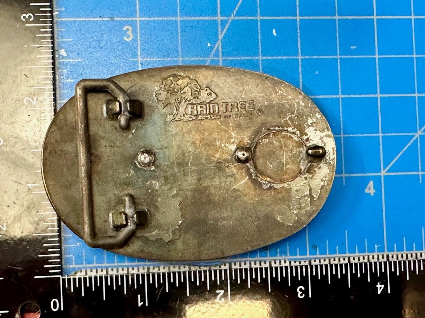 Vintage Fish Fishermans Gift! Retro RainTree Belt Buckle
