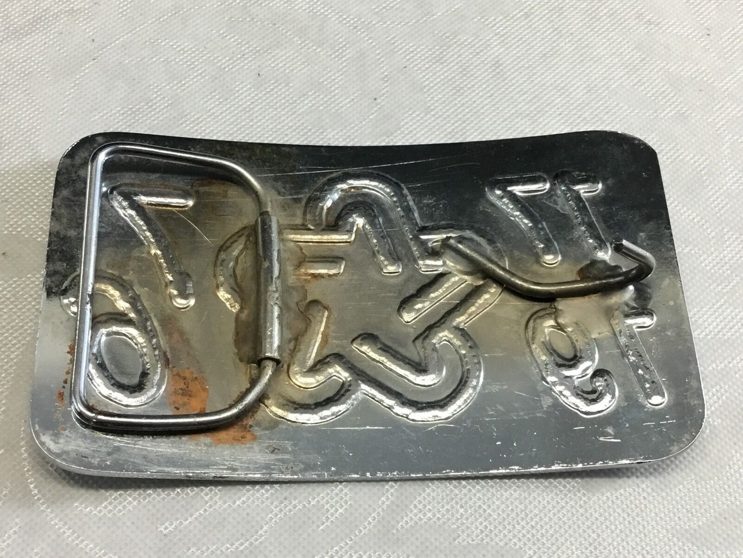 America bicentennial 1976 - 1776 stamped? star  belt buckle     