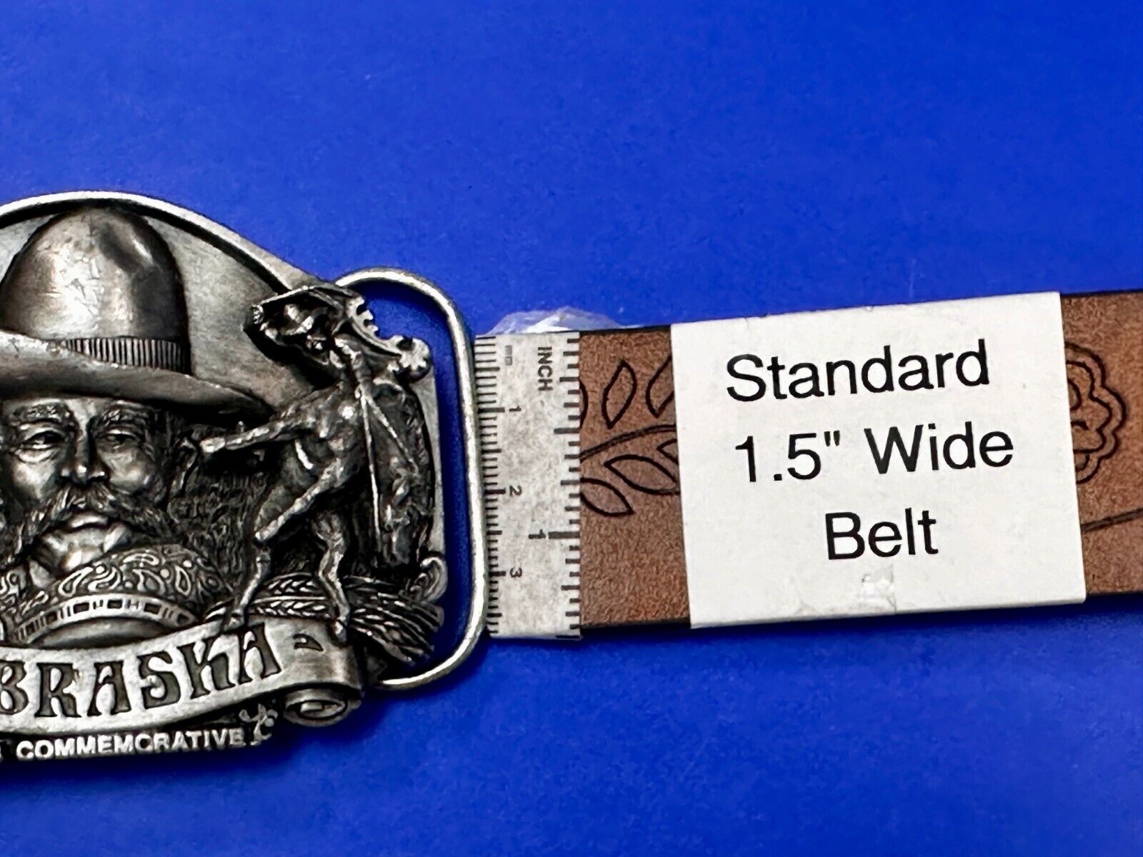 The Great State of Nebraska 1993 10th Annual Commemorative Siskiyou Belt Buckle