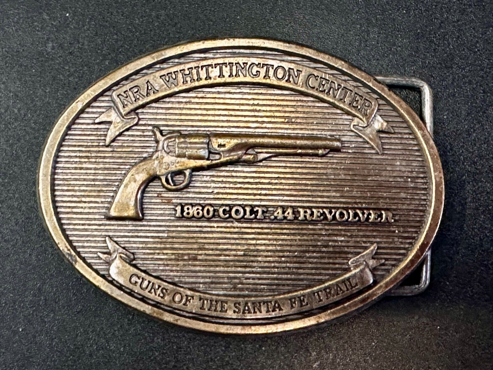 1860 Colt 44 Mag Revolver NRA Whittington Guns of the Santa Fe Trail Belt Buckle